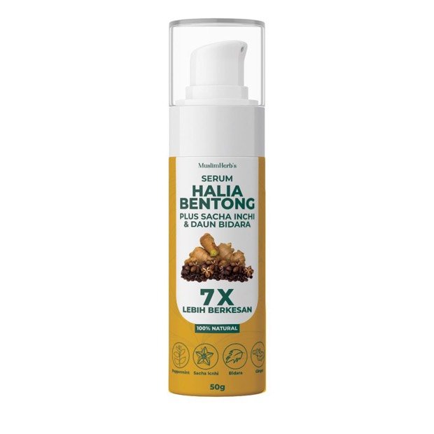 Serum Halia Bentong 50g — bahagian depan